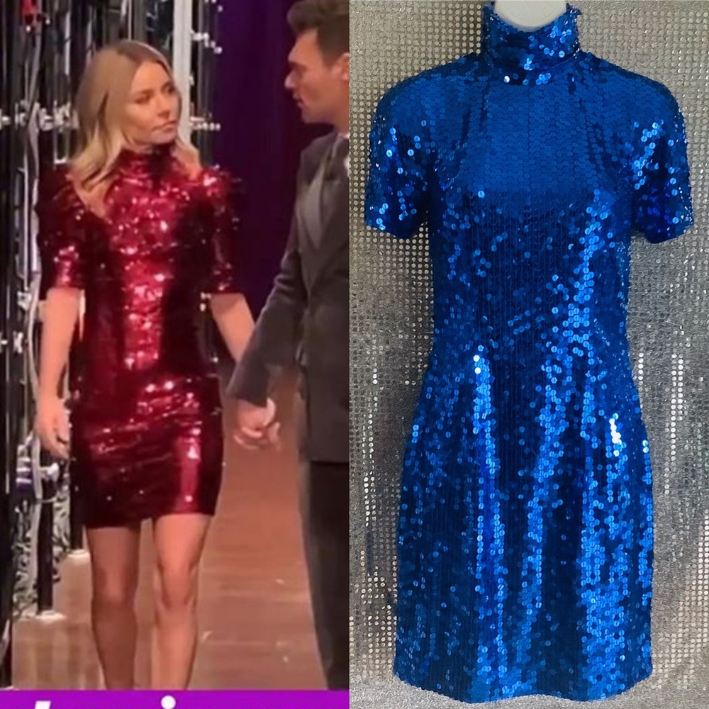 💙Blue Sequin Vintage Niteline NYE dress💙